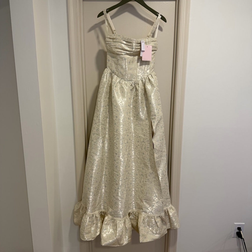 V. Chapman The Ava Dress in Light Blue Duchess Size 2 NEW! New with tags! - Picture 4 of 15